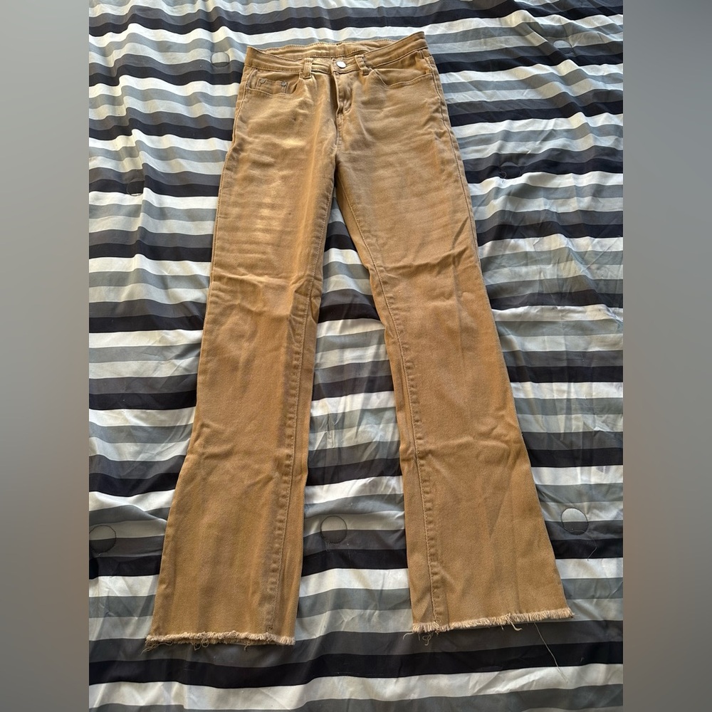 Women's Tan Jeans